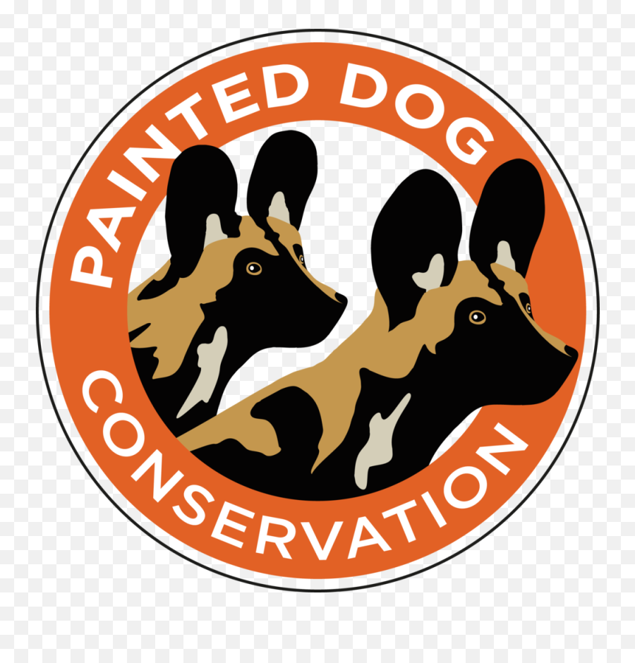Painted Dog Conservation Emoji,Dog Logo