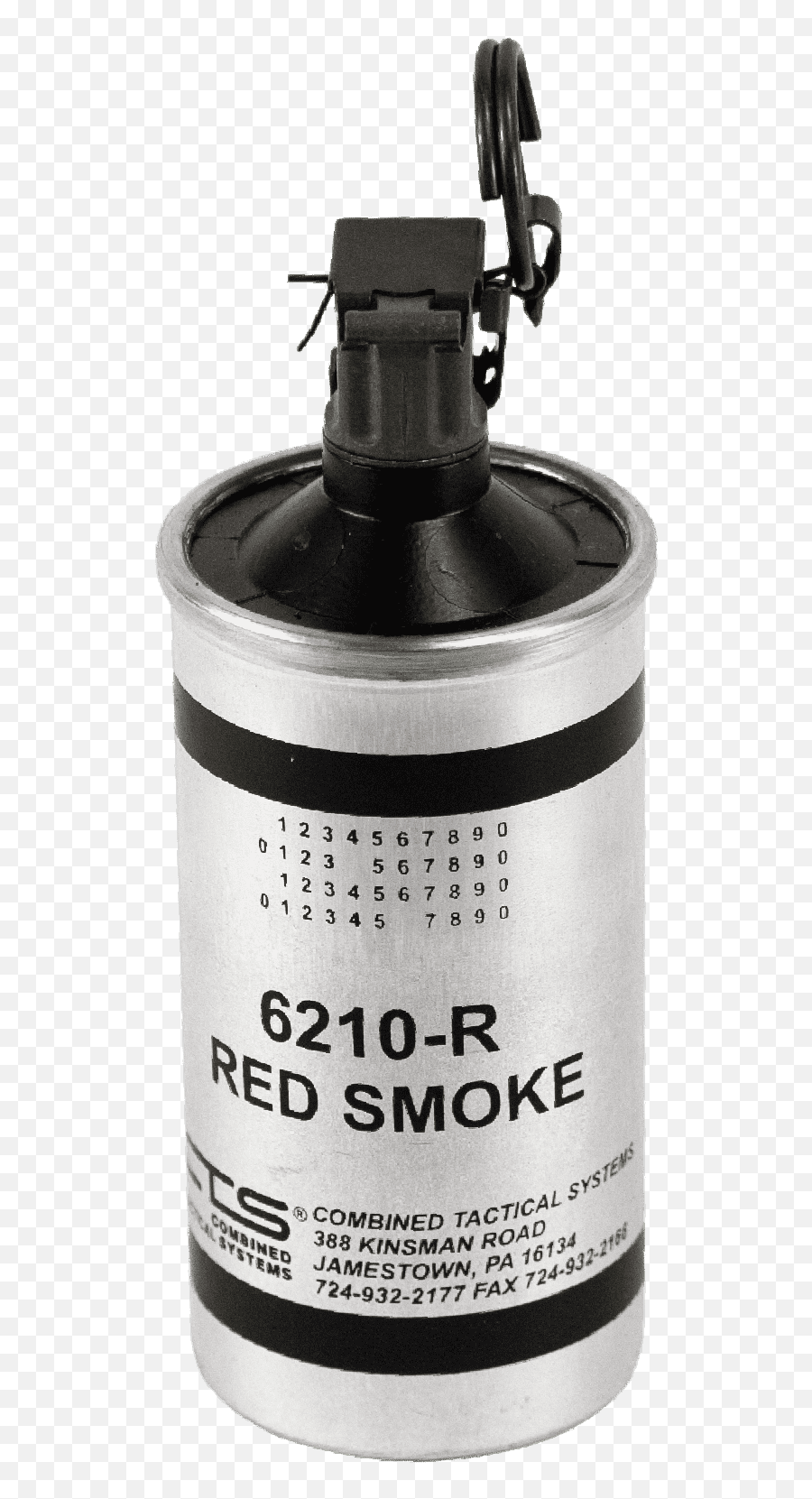 Winchester Mle Red Smoke Canister Grenade Cts 6210r - Cylinder Emoji,Red Smoke Png