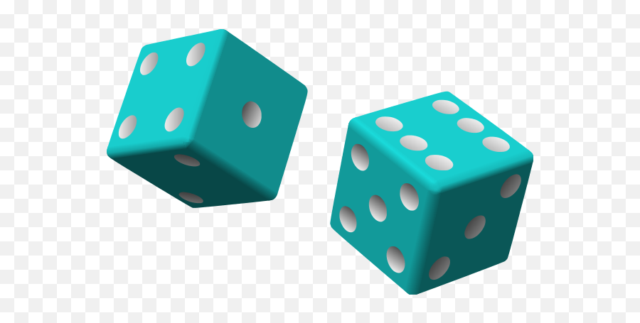 Blue Dice Clilpaty Free Clip Art Clip Art Color - Dice Png Emoji,Gaming Clipart