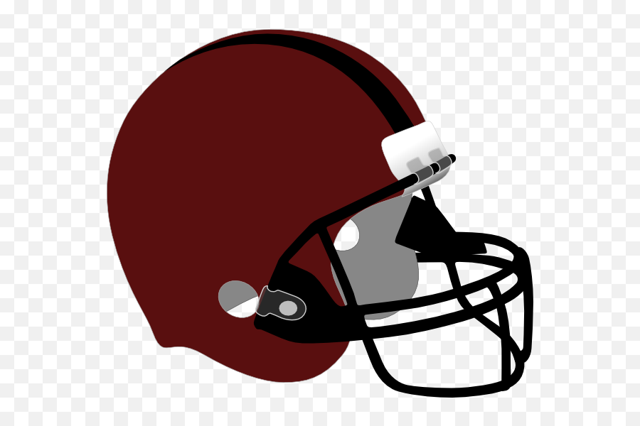 Maroon Football Helmet Clip Art - Football Helmet Clipart Transparent Emoji,Football Helmet Clipart
