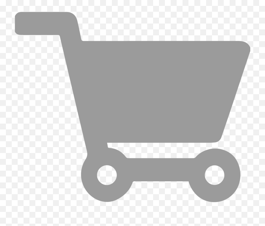 Download Cart Icon Png Gray Png Image - Grey Shopping Cart Icon Png Emoji,Cart Icon Png