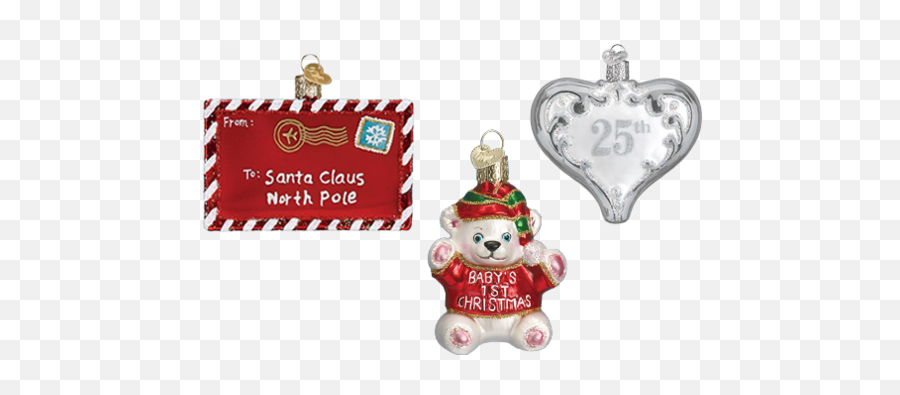 Shop For Christmas Ornaments Online Callisters Christmas - Old World Christmas Emoji,Christmas Decor Png