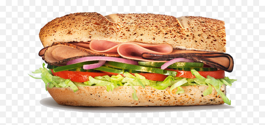 Giant Sub - Ham Sandwich Emoji,Subway Sandwich Transparent
