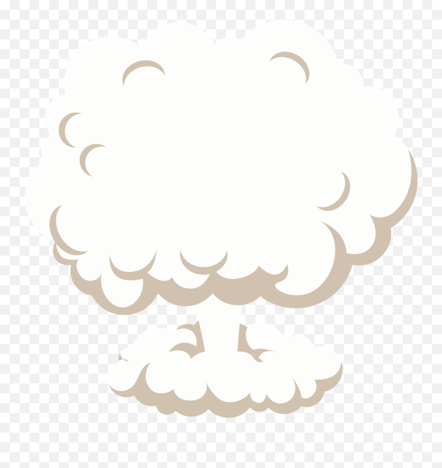 Mushroom Cloud Clip Art - Vector Cloud Of Smoke Emoji,Smoke Clipart