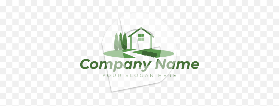 Gardening Lawn Landscaping Logo - Vertical Emoji,Landscaping Logos