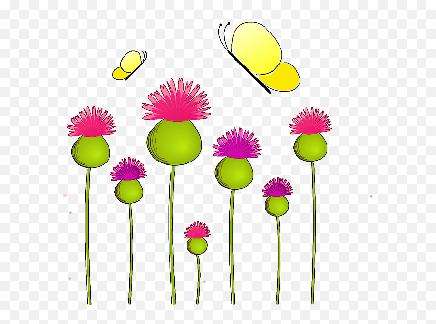 Anemone Nature Thistle Wild - Free Vector Graphic On Pixabay Emoji,Thistle Clipart