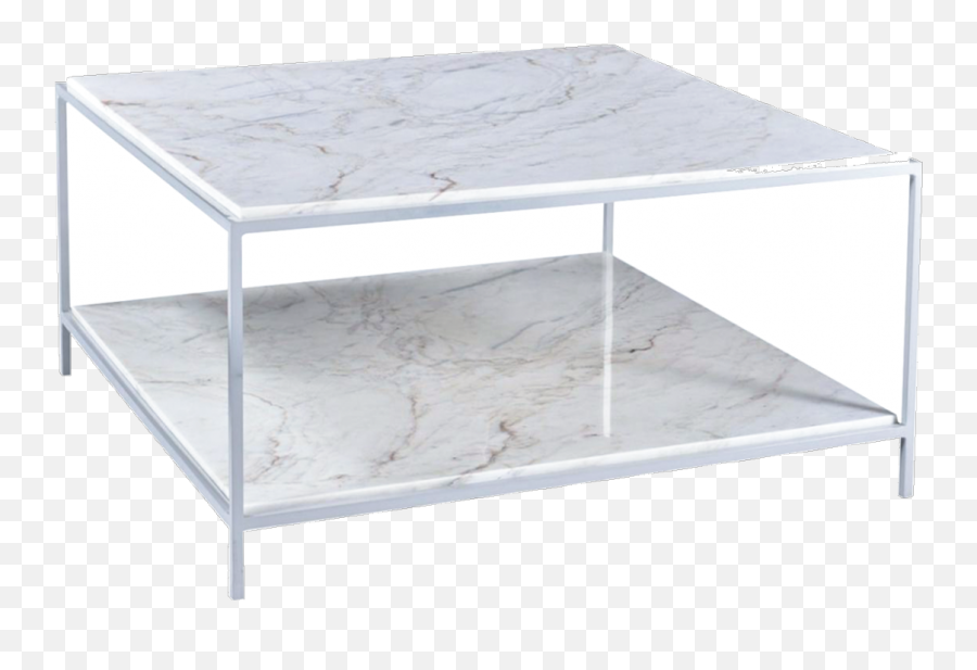 Coffee Table Natural White Marble Shelf Light Grey Frame Emoji,Transparent Coffee Tables