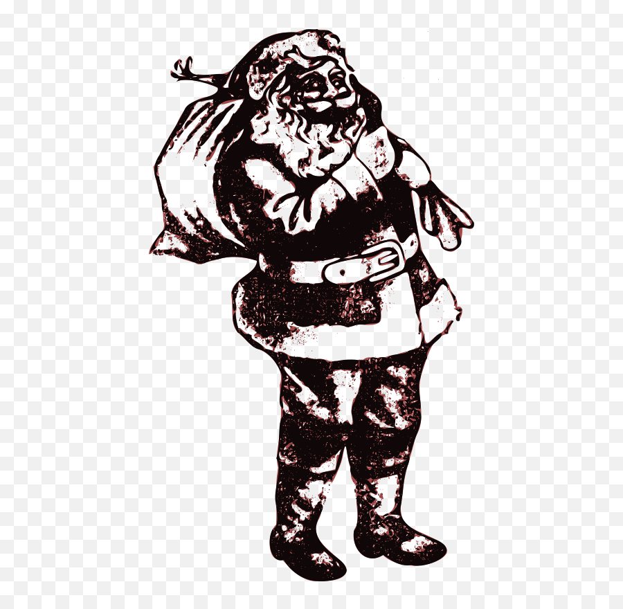 Free Clipart Santa With A Bag - 1907 J4p4n Emoji,Vintage Santa Clipart