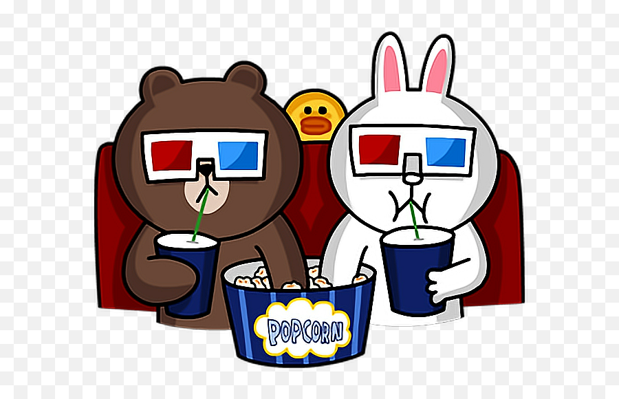 Download Brown Farm Sticker Bear Line Friends Clipart Png Emoji,Free Friendship Clipart