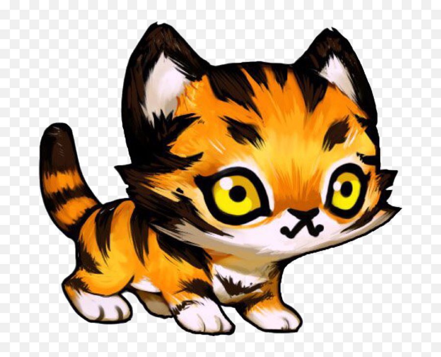 Discover Ideas About Baby Tigers - Monster Galaxy Cat Emoji,Fluffy Cat Clipart