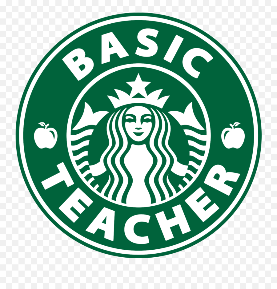 Starbooks Cafe - Basic Teacher Starbucks Emoji,Old Starbucks Logo