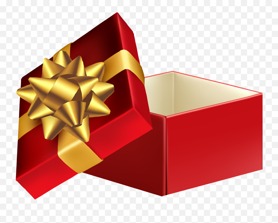 Open Gift Box Transparent Png Clip Artu200b Gallery - Christmas Present Clipart Open Emoji,Christmas Presents Clipart