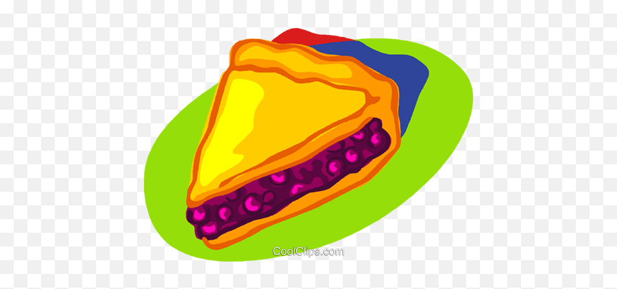 Blueberry Pie Royalty Free Vector Clip Art Illustration - Pie Emoji,Blueberry Clipart