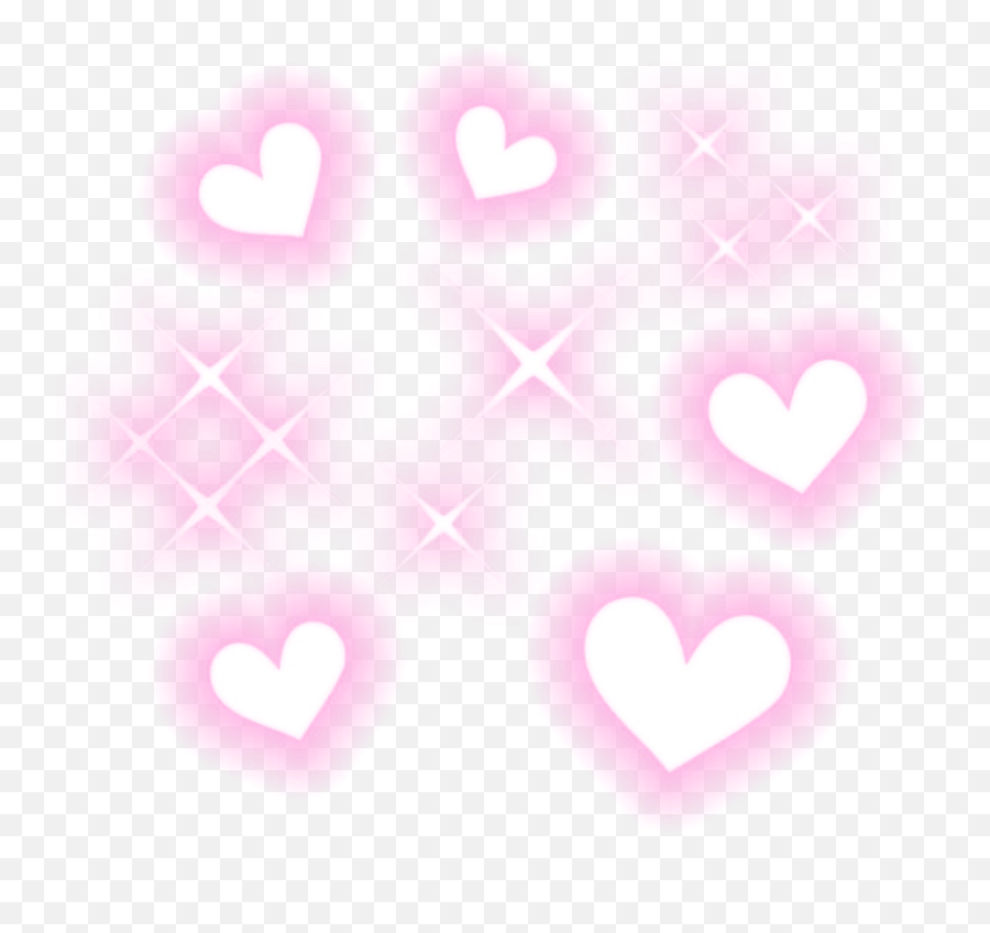 Download Aesthetic Pink Hearts Png Png U0026 Gif Base - Girly Emoji,Pink Heart Png