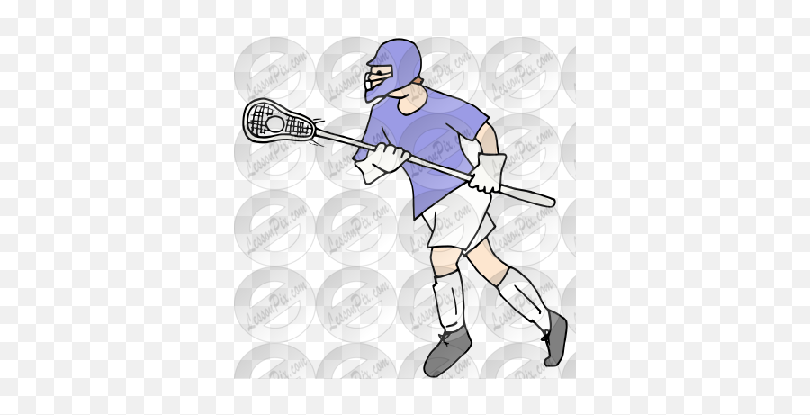 Lacrosse Player Picture For Classroom - Lacrosse Mesh String Emoji,Lacrosse Clipart