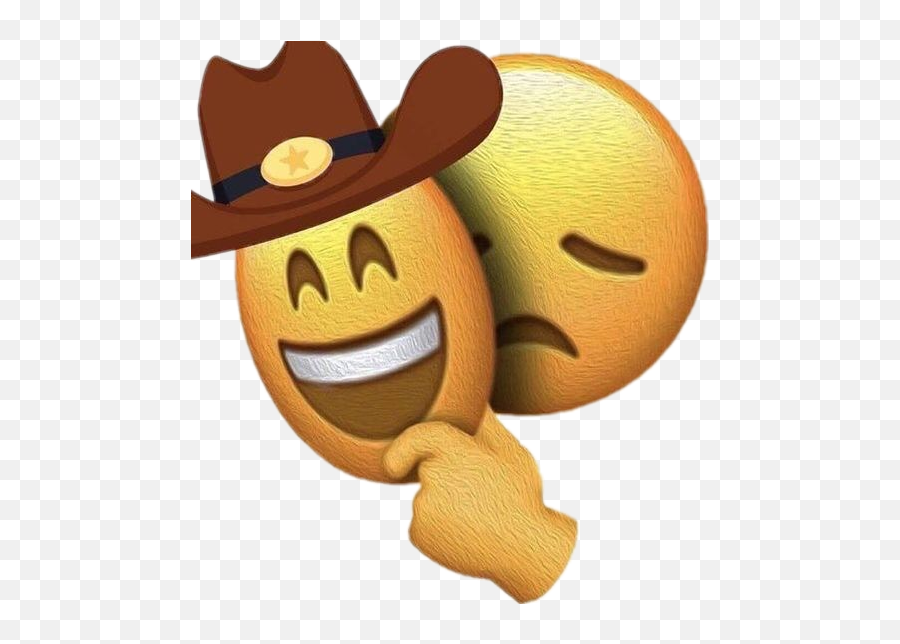Sadyeehaw Yeehaw Sad Oof Emoji Sticker By Desde - Emoji Cowboy Triste,Sad Cowboy Emoji Png