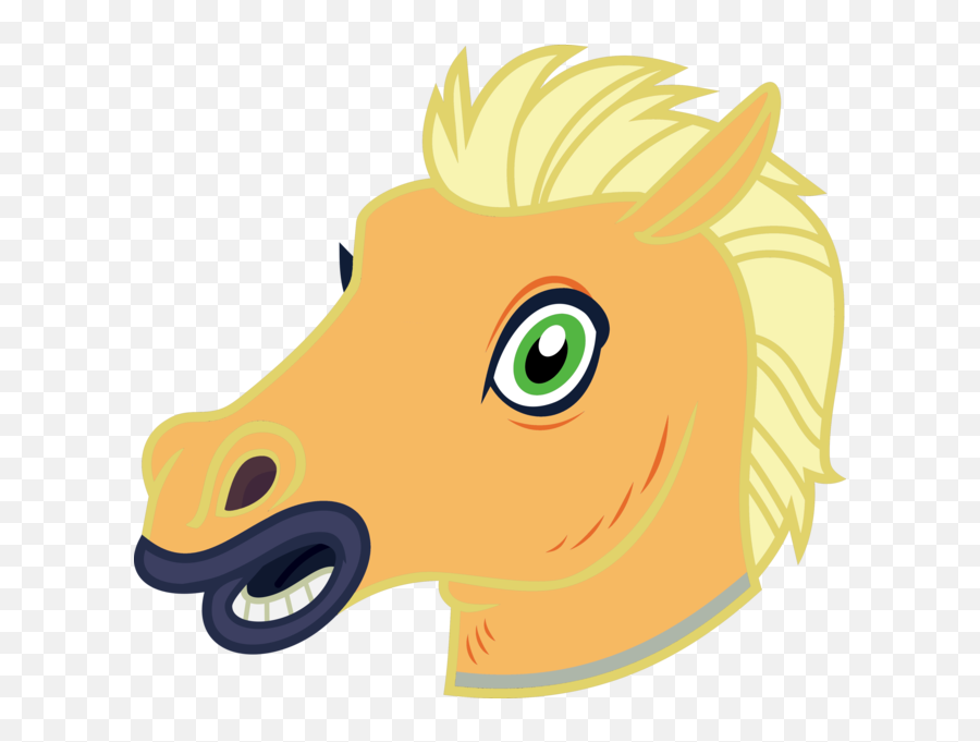 Horse Mask Vector Transparent Cartoon - Jingfm Animal Figure Emoji,Horse Head Clipart