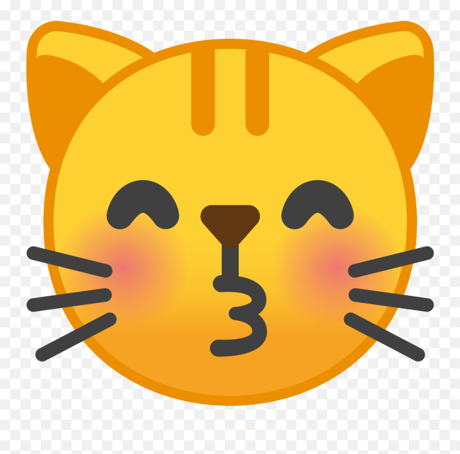 Kissing Cat Face Icon - Cat Face Emoji,Cat Face Clipart