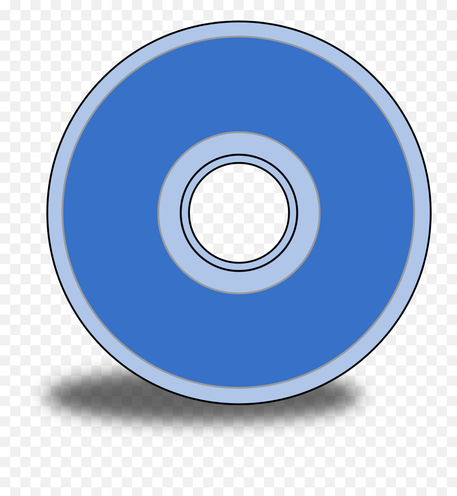 Blue Computer Disk Clipart Free Image Download - Cd Blue Emoji,Frisbee Clipart