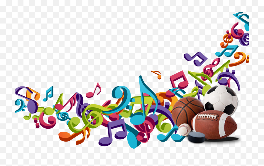 Download Music For Sports - Free Music Clipart Full Size Sports Music Emoji,Music Clipart Transparent Background