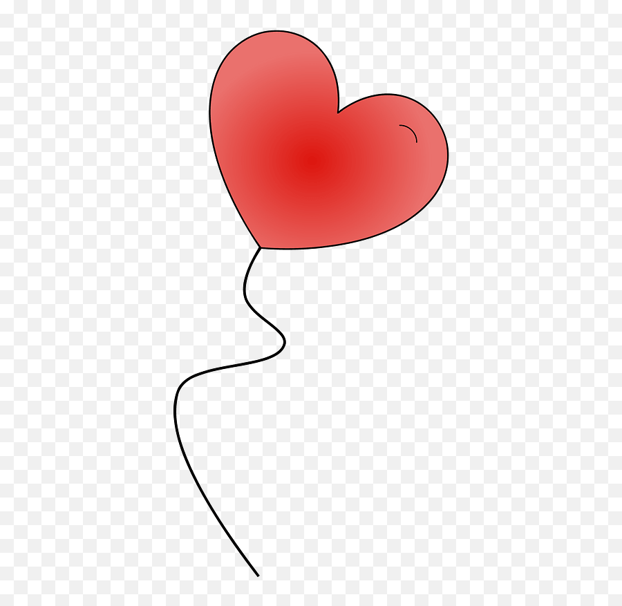 Heart Balloon Clipart - Heart Shape Balloon Svg Emoji,Heart Sunglasses Clipart