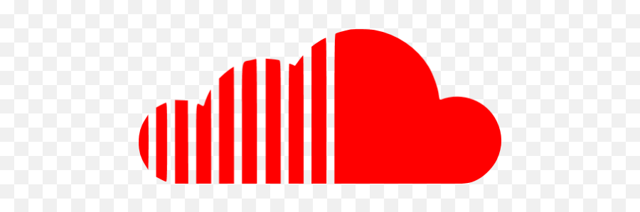 Red Soundcloud Icon - Free Red Site Logo Icons Transparent Red Soundcloud Logo Emoji,Red A Logos
