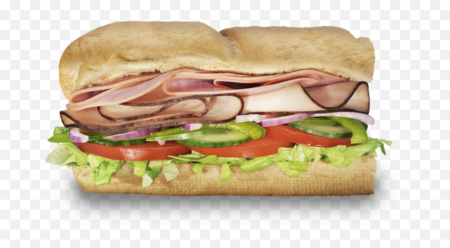 Ham Submarine Sandwich Bacon Melt - Sandwich Subway Png Emoji,Subway Sandwich Transparent