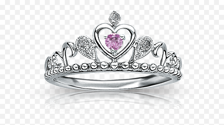 Silver Crown For Princess Png Png Image - Pink Tiara Ring Emoji,Silver Crown Png