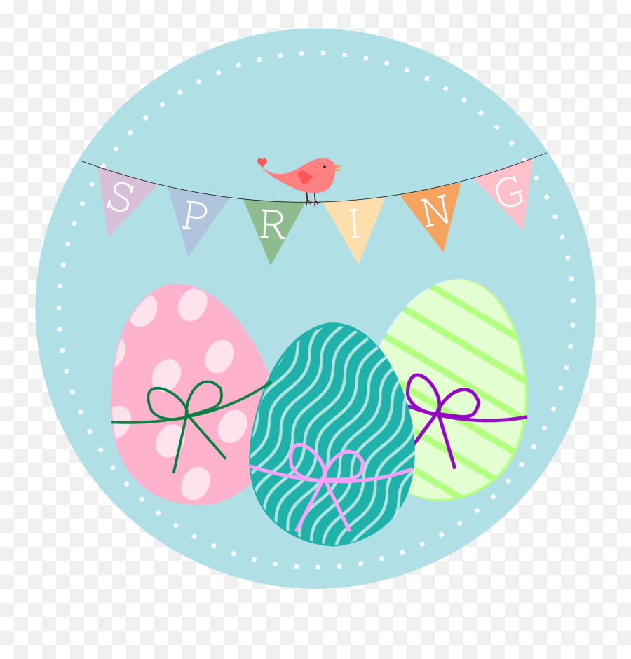 Clipart Of The Colorful Easter Banner Spring Free Image Download Emoji,Springtime Clipart