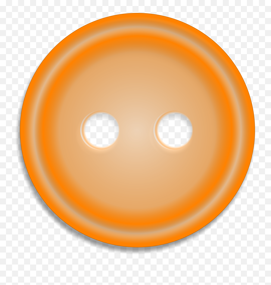Buttons Clipart Orange Button Buttons Orange Button - Yellow Button Of Shirt Emoji,Button Clipart