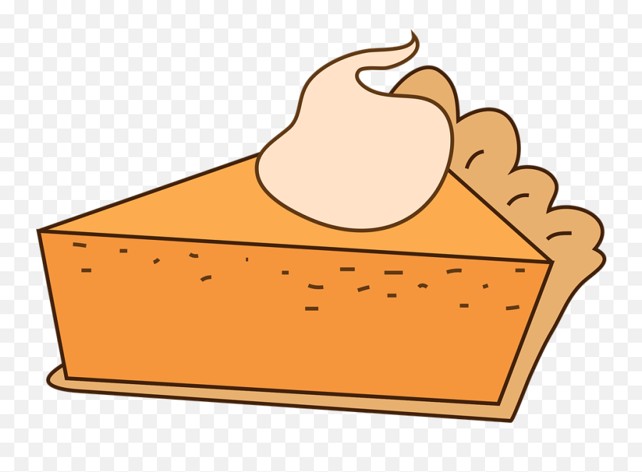 Pumpkin Pie Graphics Transparent - Pumpkin Pie Cartoon Transparent Background Emoji,Pumpkin Pie Clipart