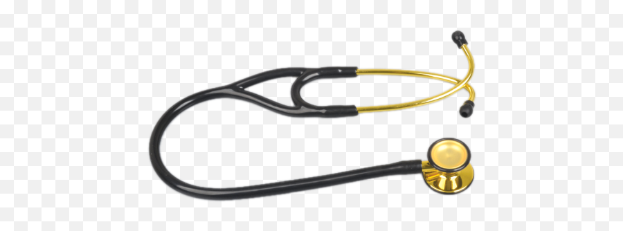 Cardiology Stainless Steel Stethoscope Gold Ningbo - Cardiology Stethoscope In Gold Emoji,Stethoscope Png