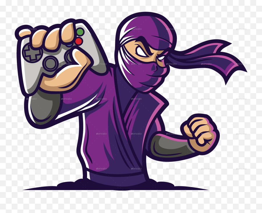 Png Gaming Ninja Logo Color 01 Gaming - Free Logo Gaming Png Emoji,Ninja Png