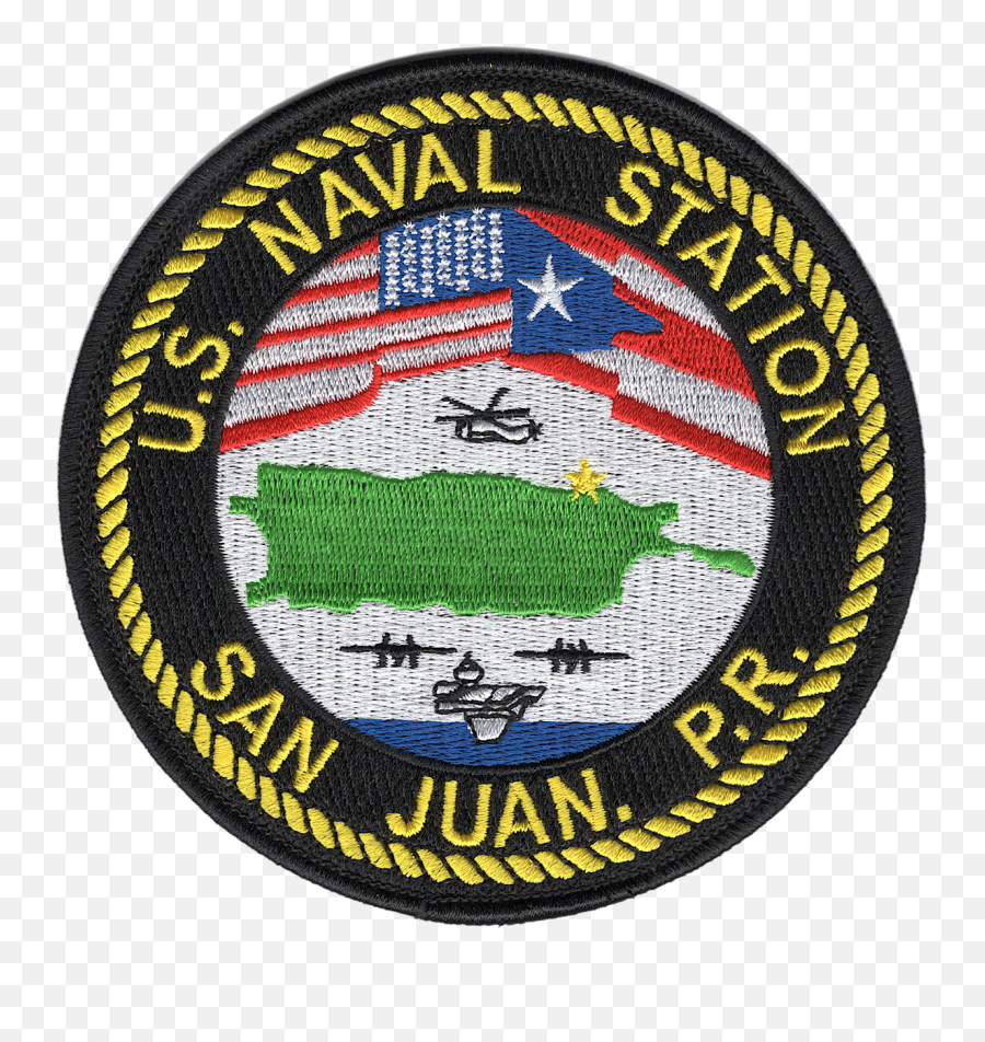 San Juan Naval Station Patch - Puerto Rico Unlam Emoji,Seabee Logo