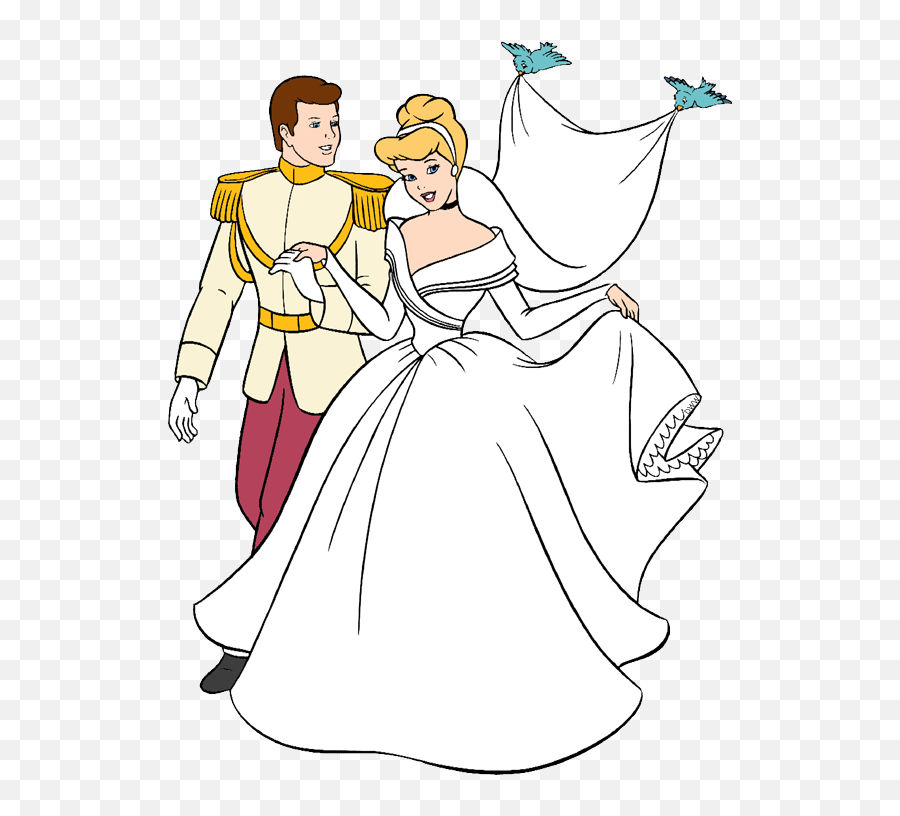 Prince Wedding - Disney Princess Wedding Clipart Disney Princess Wedding Cinderella Emoji,Marriage Clipart
