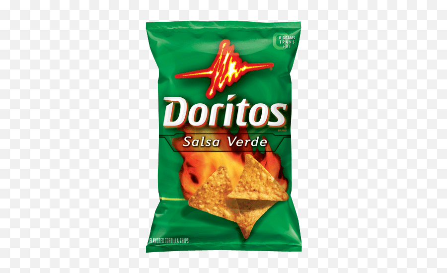 Salsa Verde Doritos Full Size Png Download Seekpng - Spicy Nacho Doritos Emoji,Doritos Png