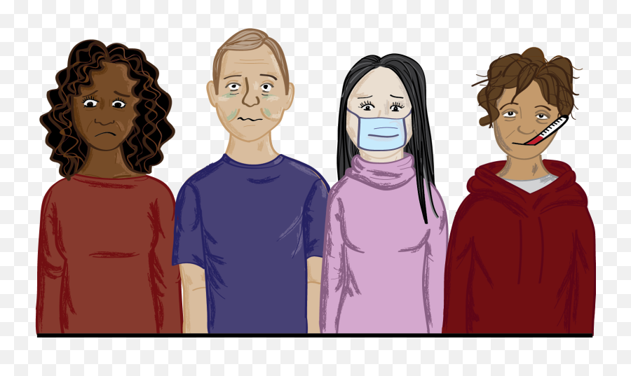 People Sick Png Transparent Cartoon - Sick People Png Emoji,People Clipart