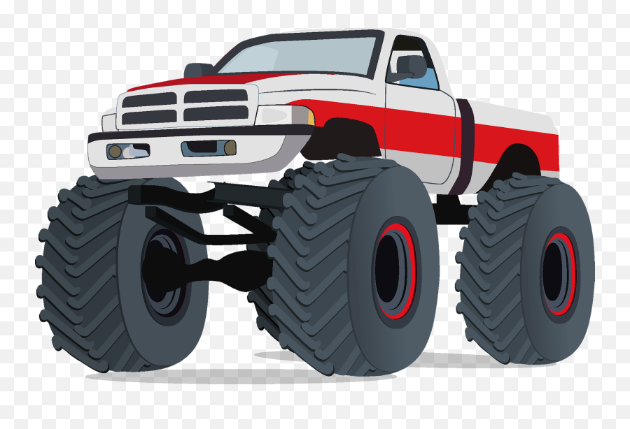 Monster Truck Clipart - Synthetic Rubber Emoji,Monster Truck Clipart