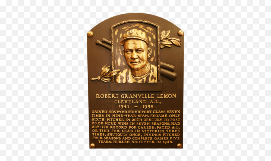 Lemon Bob Baseball Hall Of Fame - National Baseball Hall Of Fame And Museum Emoji,Cleveland Indians Logo History