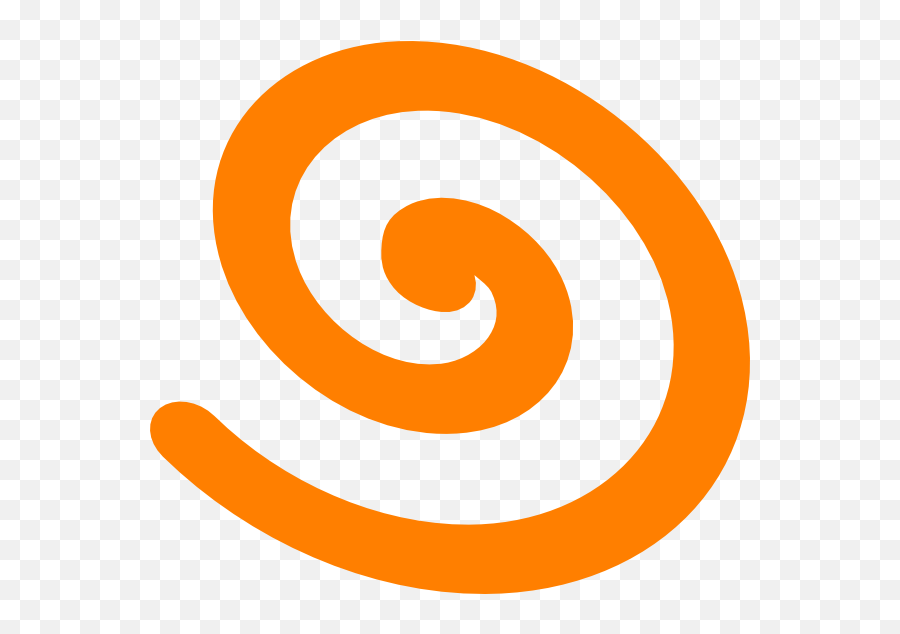 Orange Spiral Clip Art At Clkercom - Vector Clip Art Online Spiral Orange Clip Art Emoji,Spiral Logo