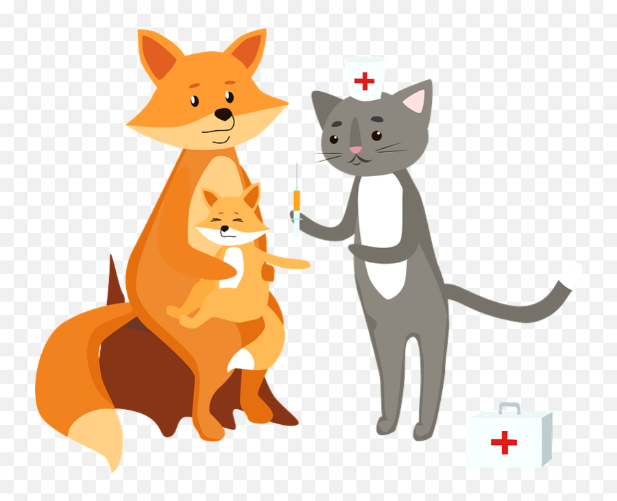 Doctor Animal Clipart Free Download Transparent Png - Happy Emoji,Animal Clipart