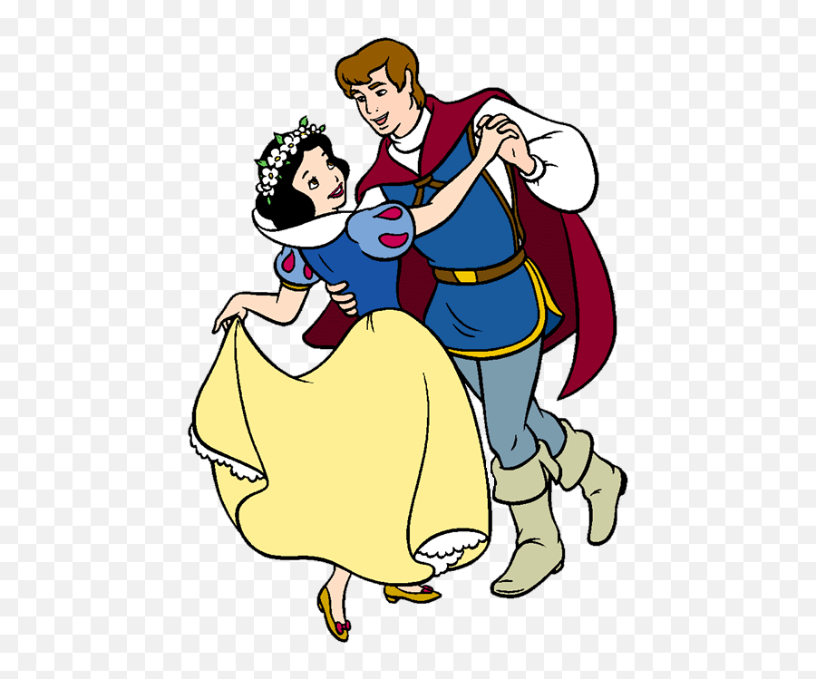 Snow White And Prince Clipart - Prine Of Snow White Clip Art Emoji,Prince Clipart