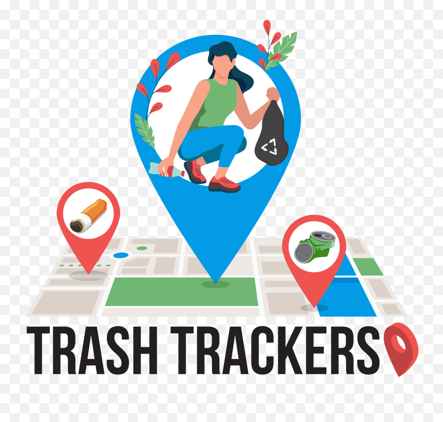Trash Trackers Logo 4 Nec - Do Not Disturb Night Shift Emoji,Trash Logo