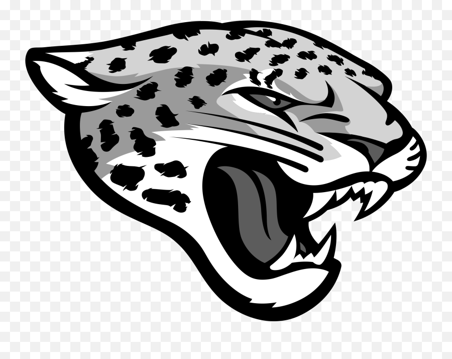 Download Jacksonville Jaguars Logo Png - Jacksonville Jaguars Logo Black And White Emoji,Jaguars Logo