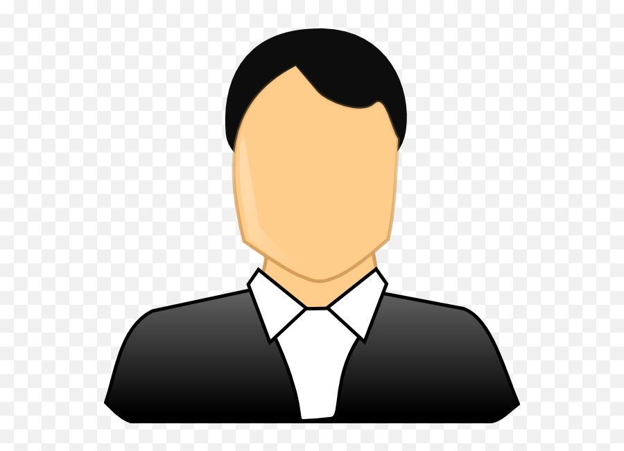 Download Male Formal Business Clip Art - Worker Emoji,Business Clipart