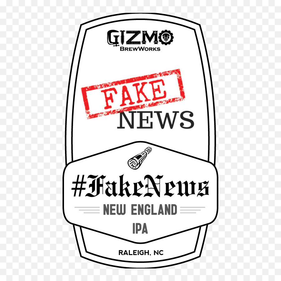 Fake News - Gizmo Brew Works Untappd Emoji,Fake News Png