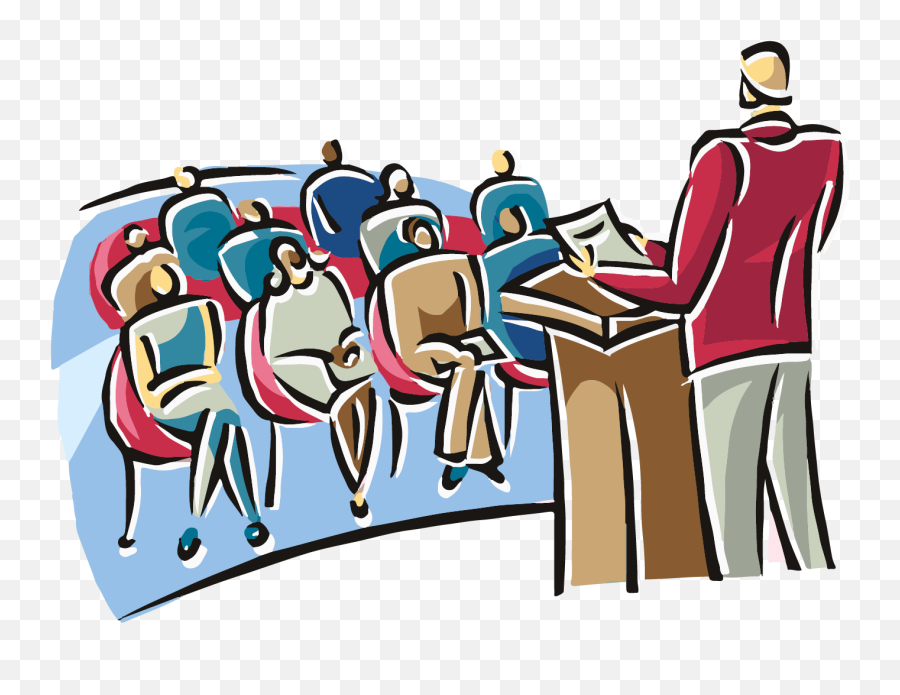 Sacro Public Meeting Graphic - Lecture Clipart Emoji,Speaker Clipart