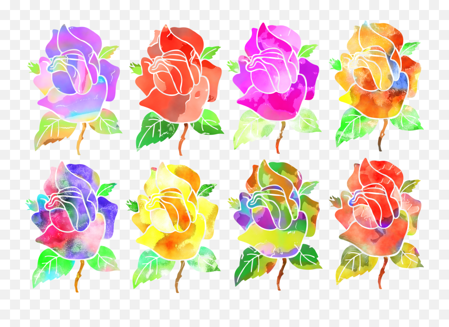 Watercolour Roses Free Stock Photo - Public Domain Pictures Emoji,Watercolor Rose Png