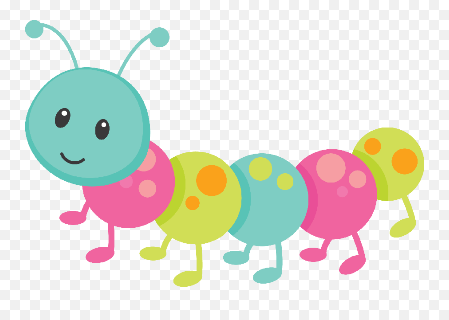 Cute Clipart Caterpillar Flower Art Quilts Nursery Emoji,Cute Bug Clipart