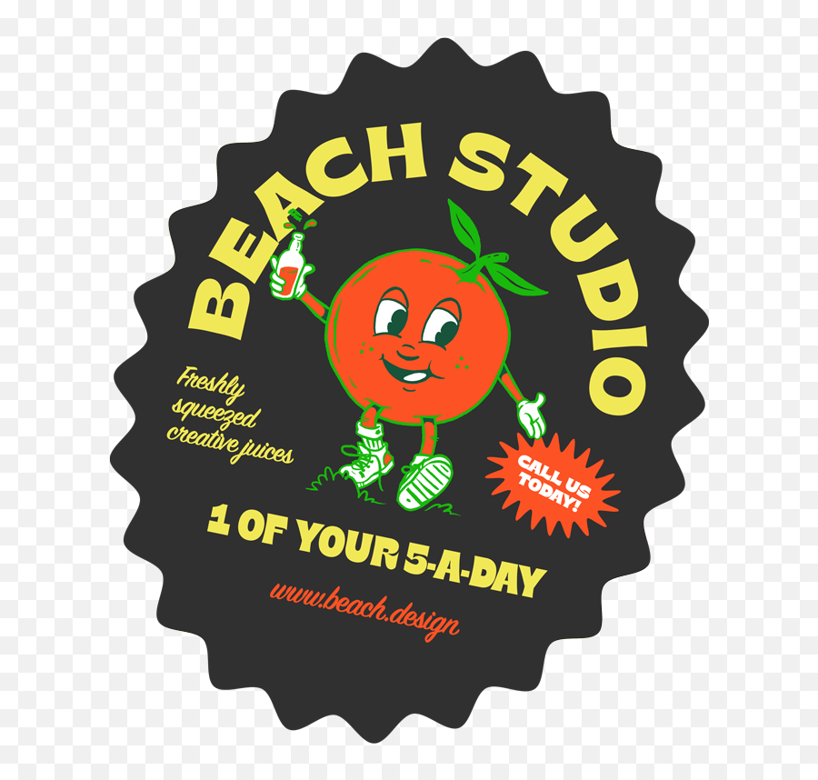 Beach Design Studio Emoji,Beach Logo Design